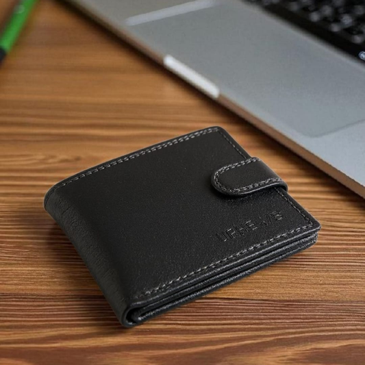 UpHeave Men’s Genuine Full-Grain Leather Wallet - Gift for Men