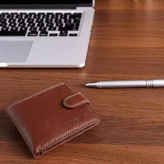 UpHeave Men’s Genuine Full-Grain Leather Wallet - Gift for Men