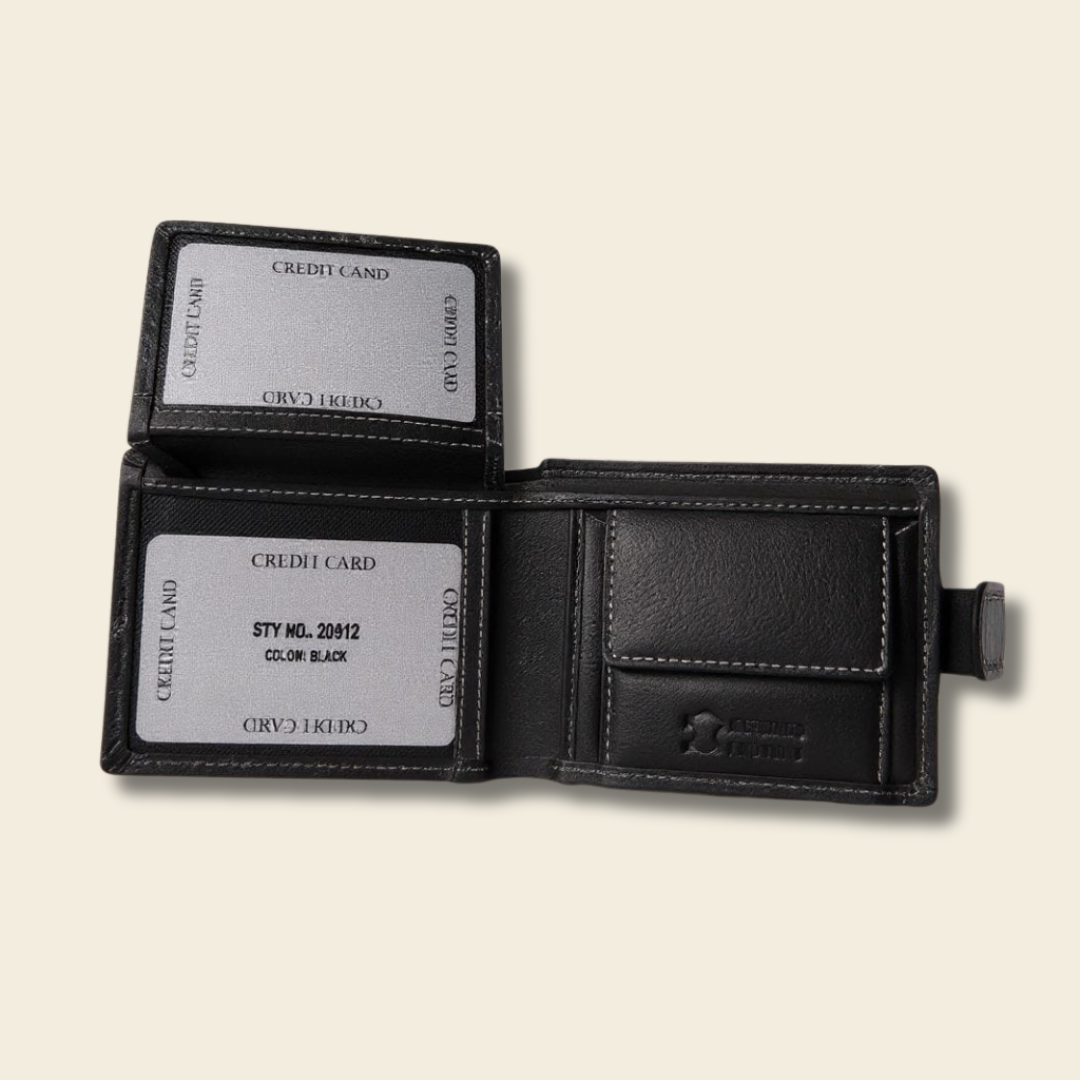 UpHeave Men’s Genuine Full-Grain Leather Wallet - Gift for Men