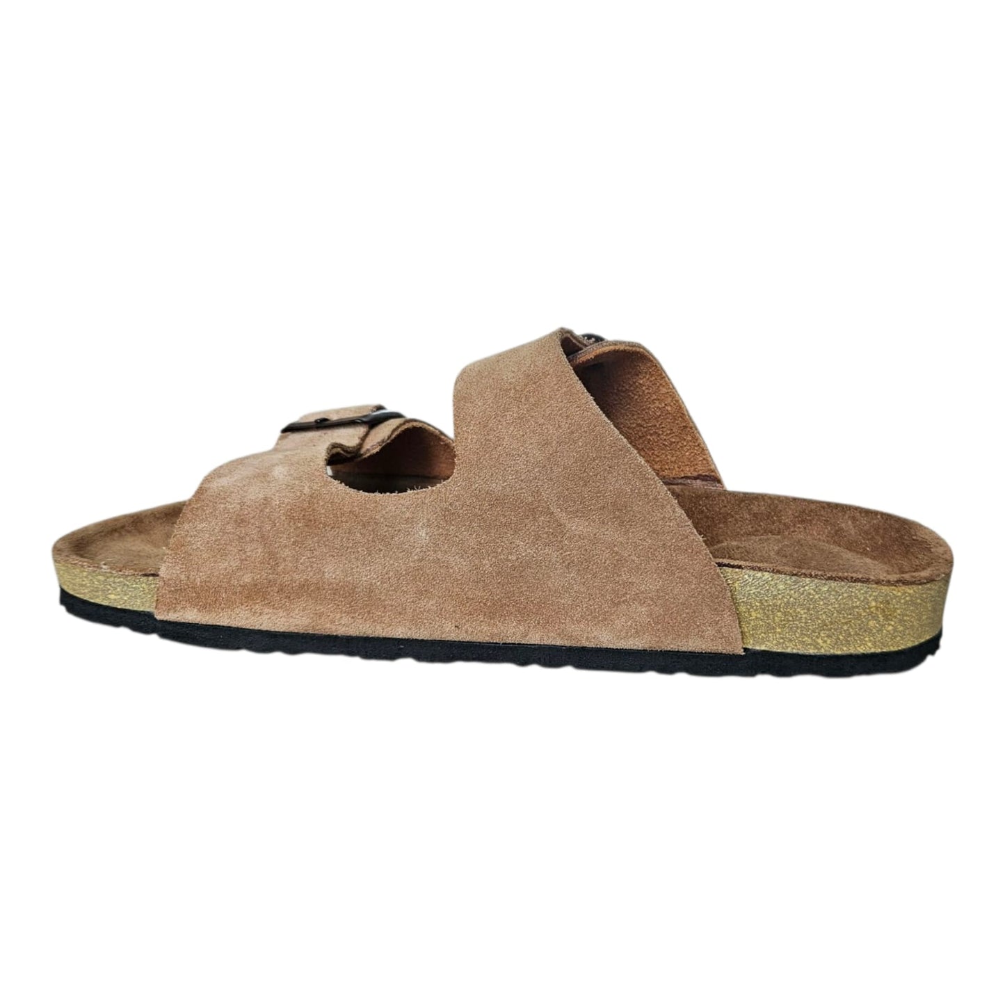 UpHeave Men Suede Leather Slippers - Warm Beige