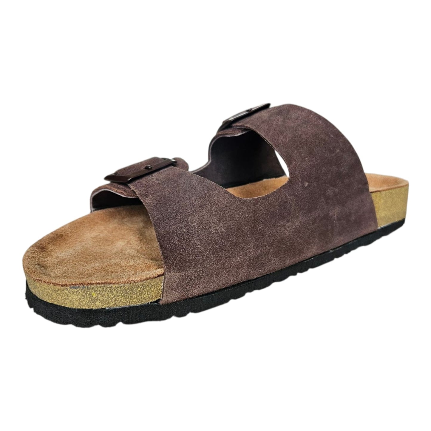UpHeave Men Suede Leather Slippers - Classic Brown