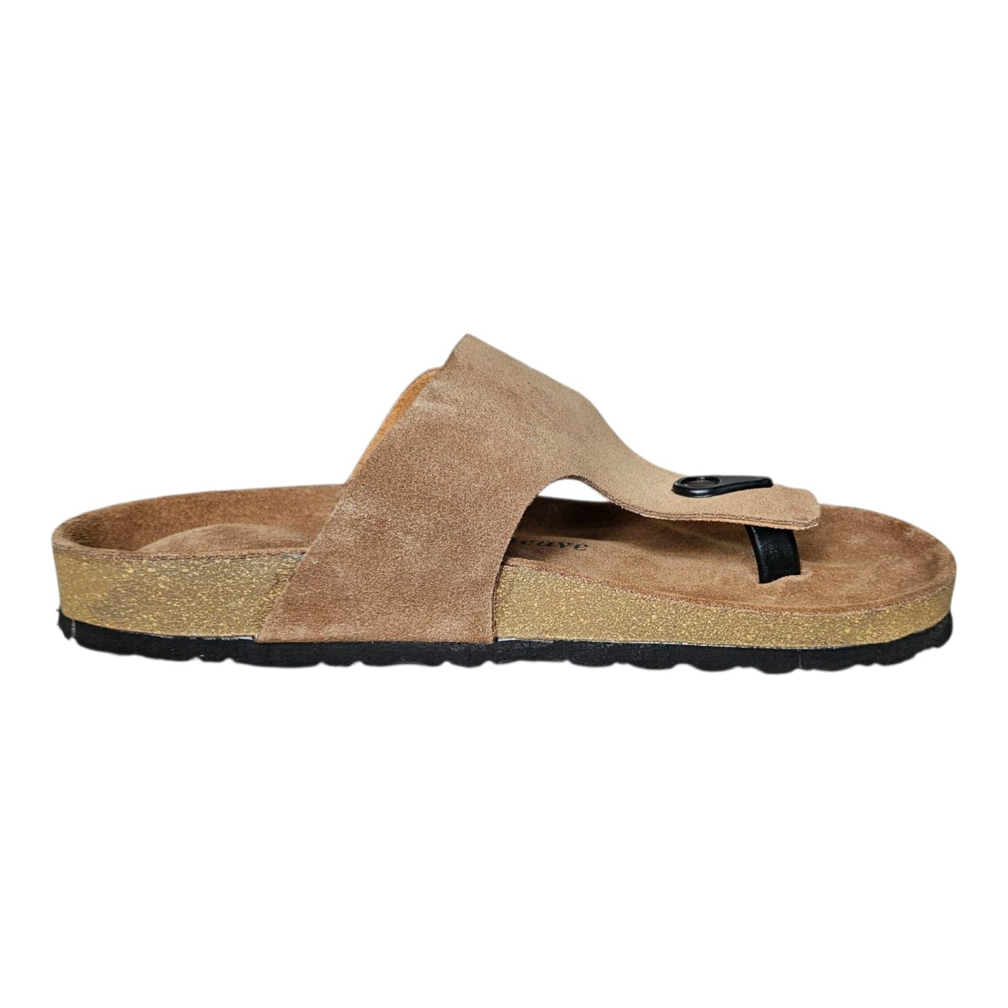 UpHeave Men Suede Leather Slippers/Sandals - Warm Beige