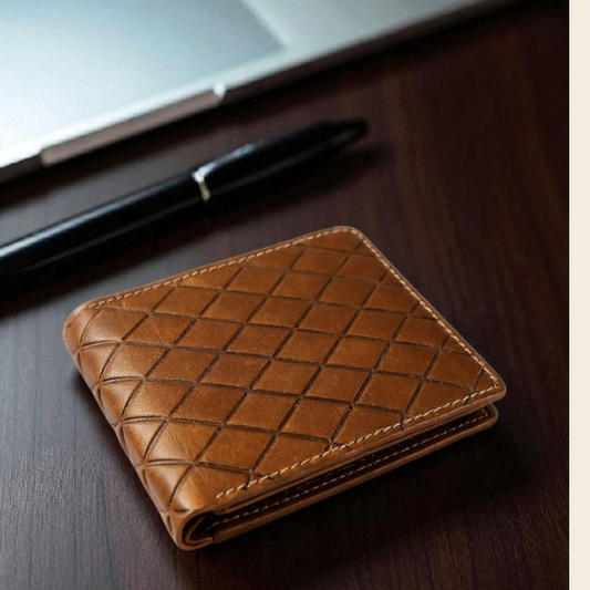 UpHeave Men’s Genuine Full-Grain Leather Wallet - Premium Gift for Men