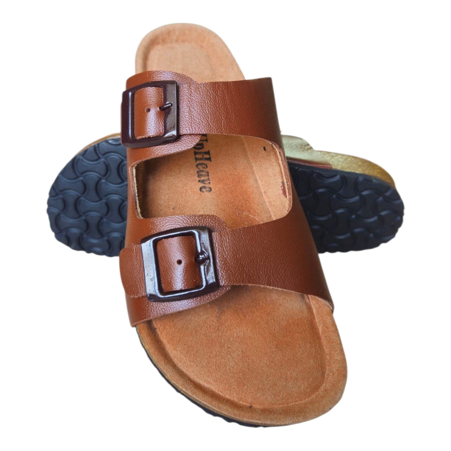 UpHeave Men’s Leather Slippers – Comfort Meets Everyday Style