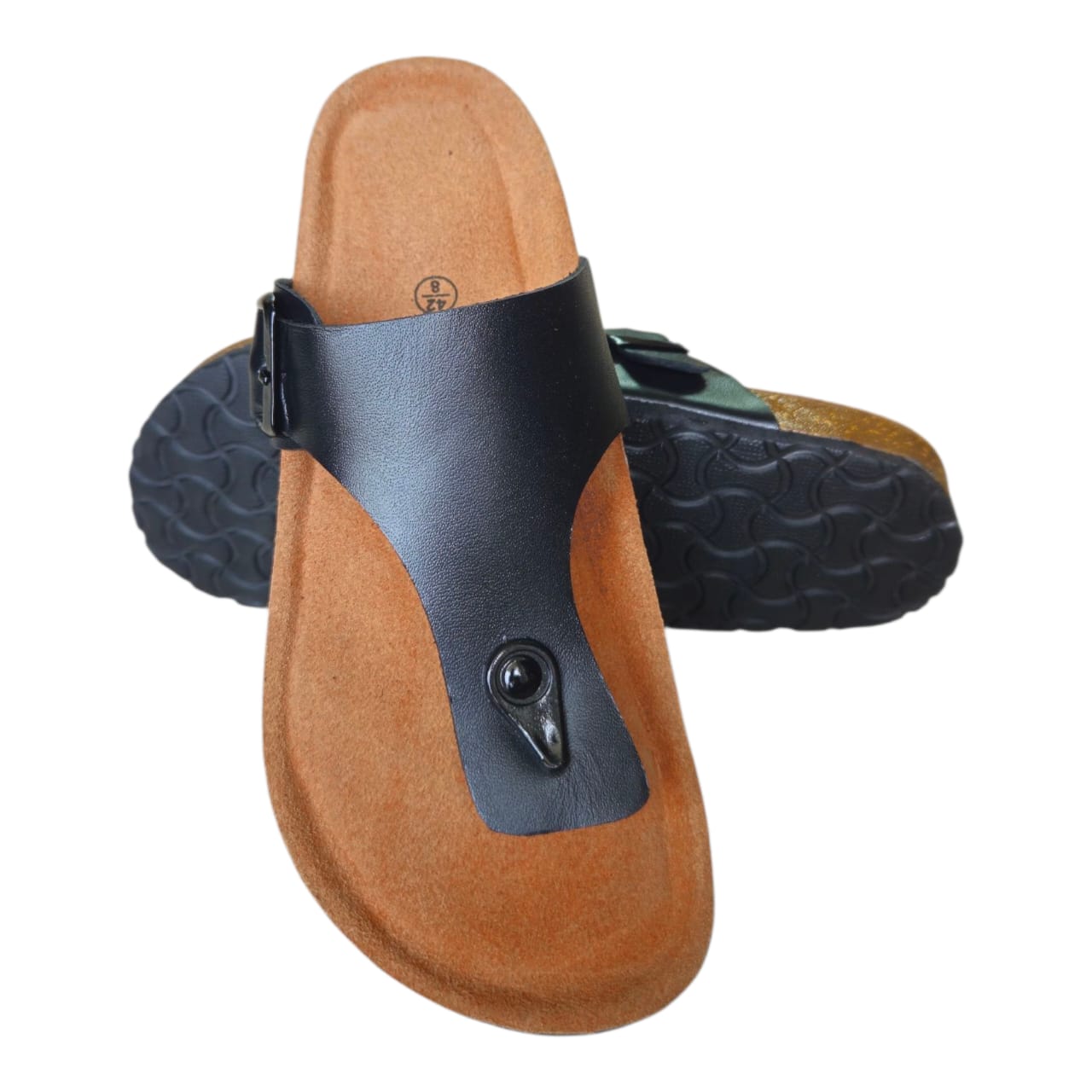 UpHeave Men’s Leather Slippers – Comfort Meets Everyday Style