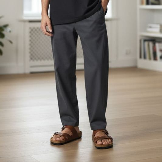 UpHeave Men’s Leather Slippers – Comfort Meets Everyday Style