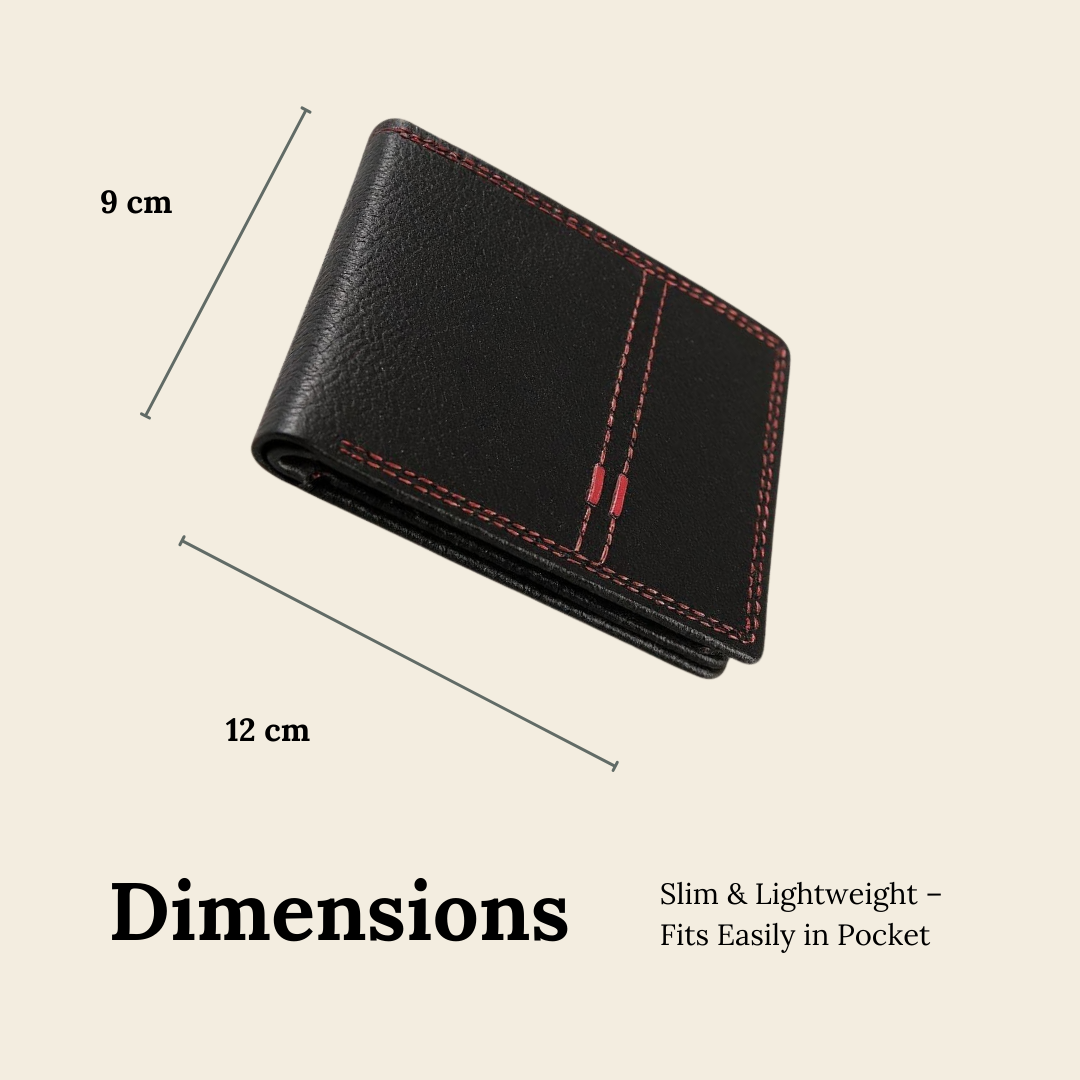 UpHeave Men’s Genuine Full-Grain Leather Wallet - Gift for Men