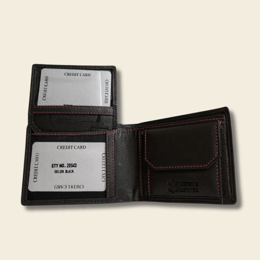 UpHeave Men’s Genuine Full-Grain Leather Wallet - Gift for Men