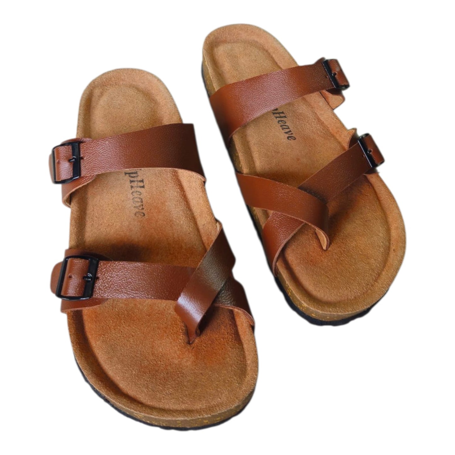 UpHeave Men’s Leather Slippers – Comfort Meets Everyday Style